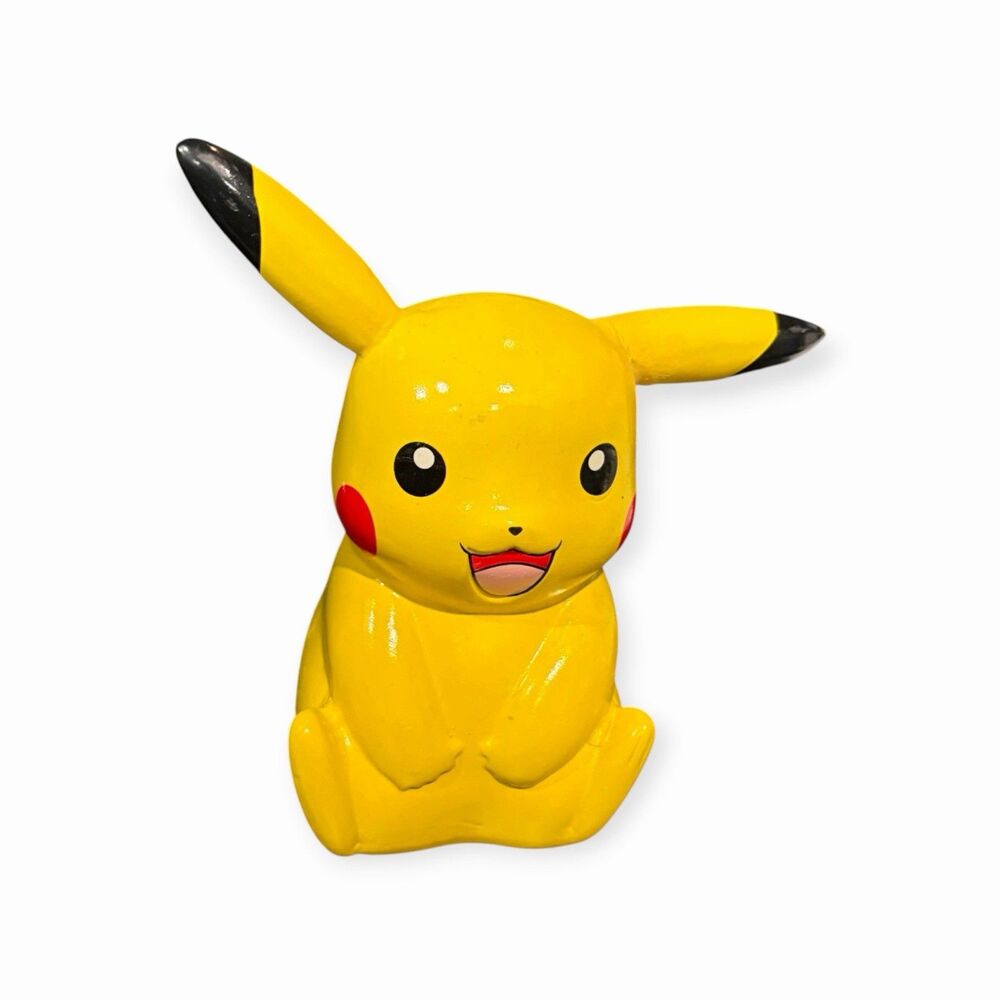 Pokémon Pikachu Ceramic Piggy Bank Coin Bank Figure Licensed 2023 New